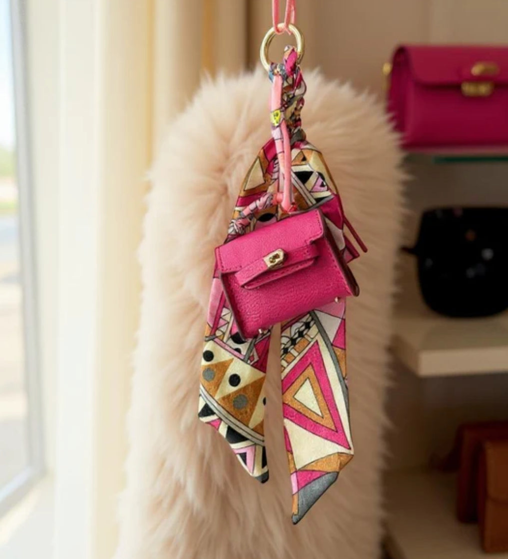 Glam scarf charm