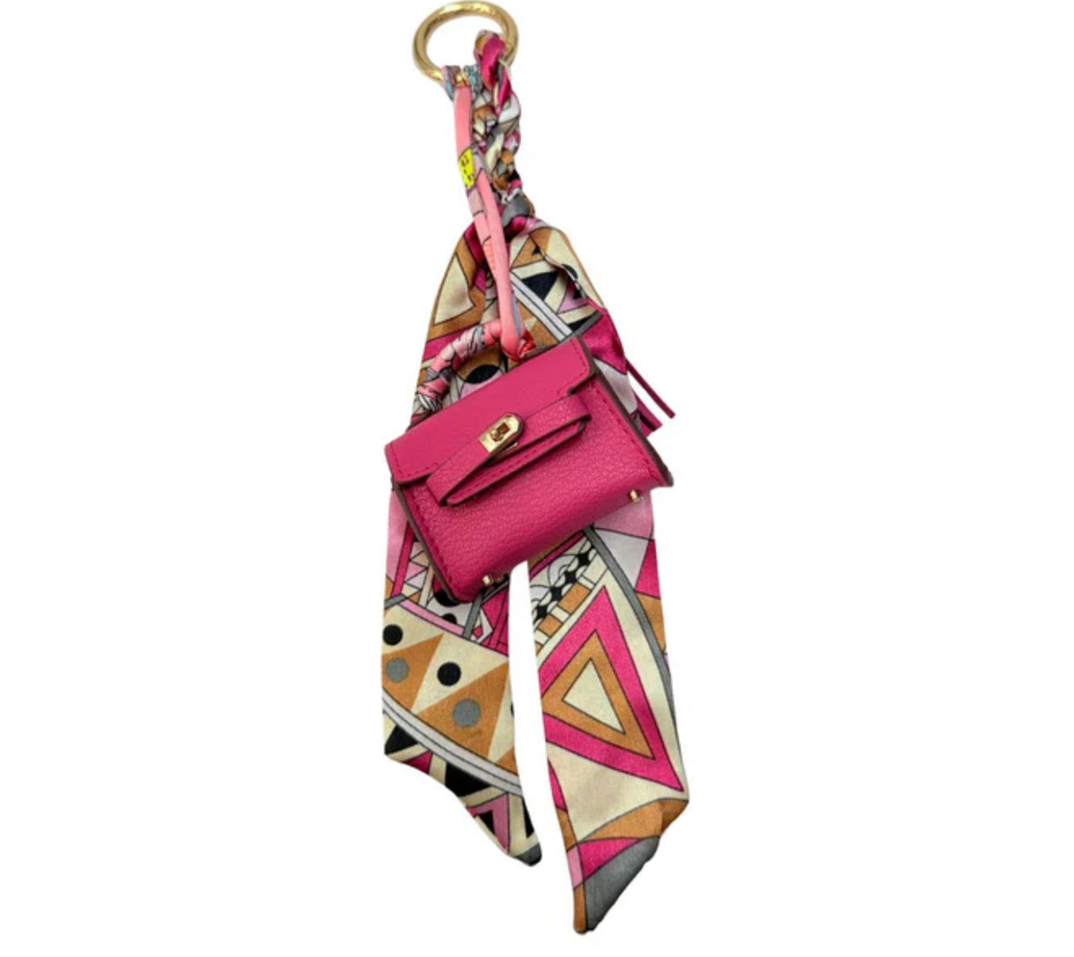 Glam scarf charm
